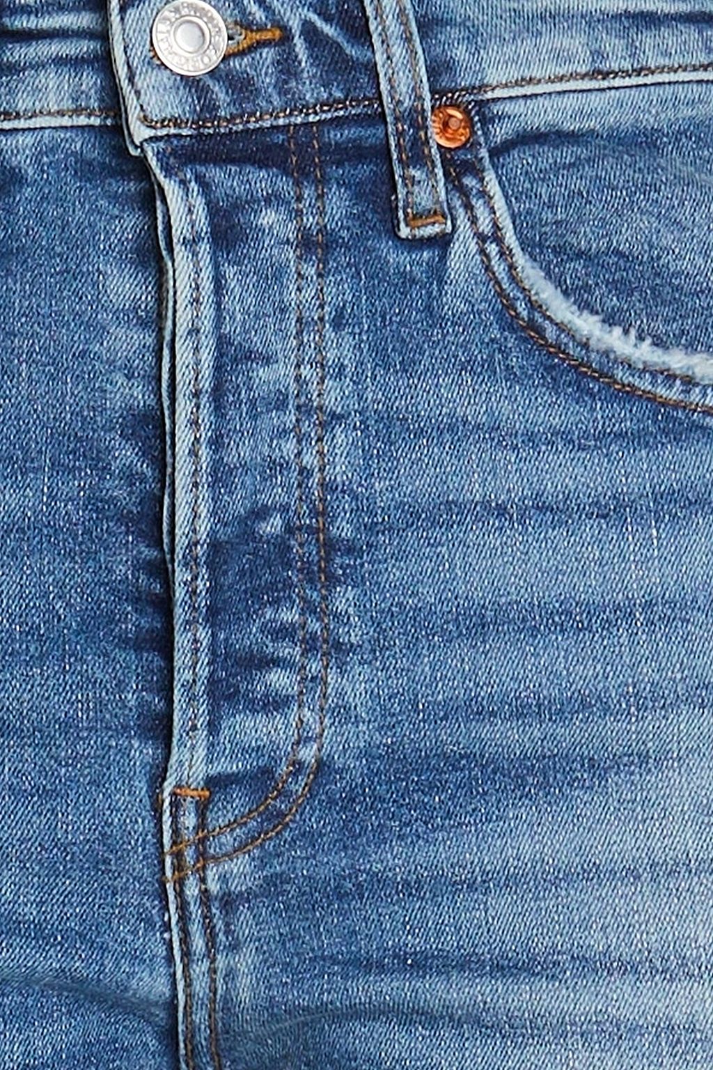 RE/DONE بنطال قصير 'ستوف بايب' بأرجل مستقيمة وخصر عالٍ بنمط فترة السبعينات