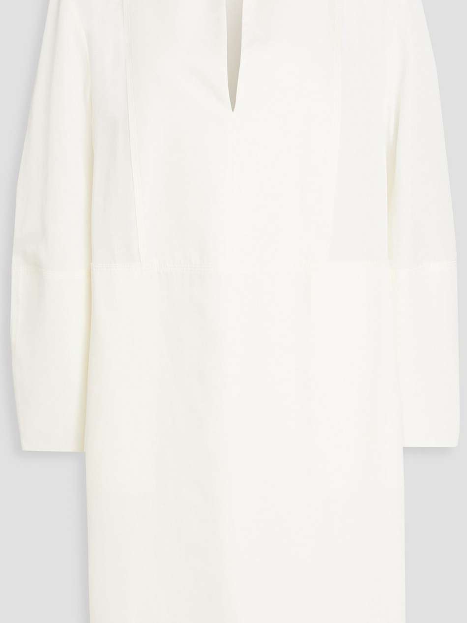dasia silk and cotton-blend dress