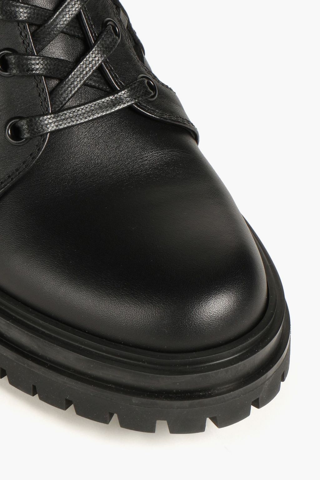 GIANVITO ROSSI Halsey cutout leather combat boots