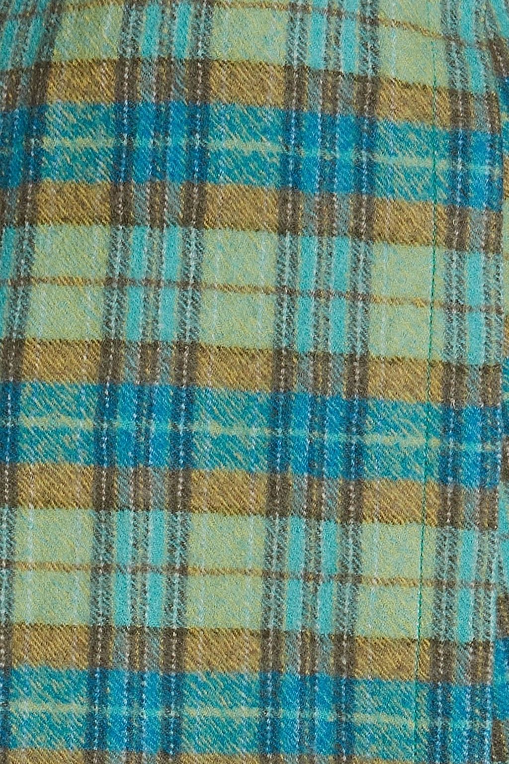 SANDRO Checked wool-tweed mini wrap skirt