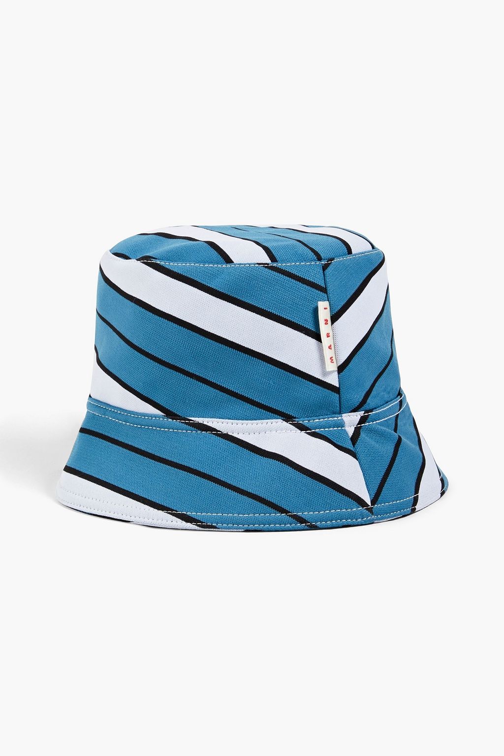 MARNI Striped woven bucket hat