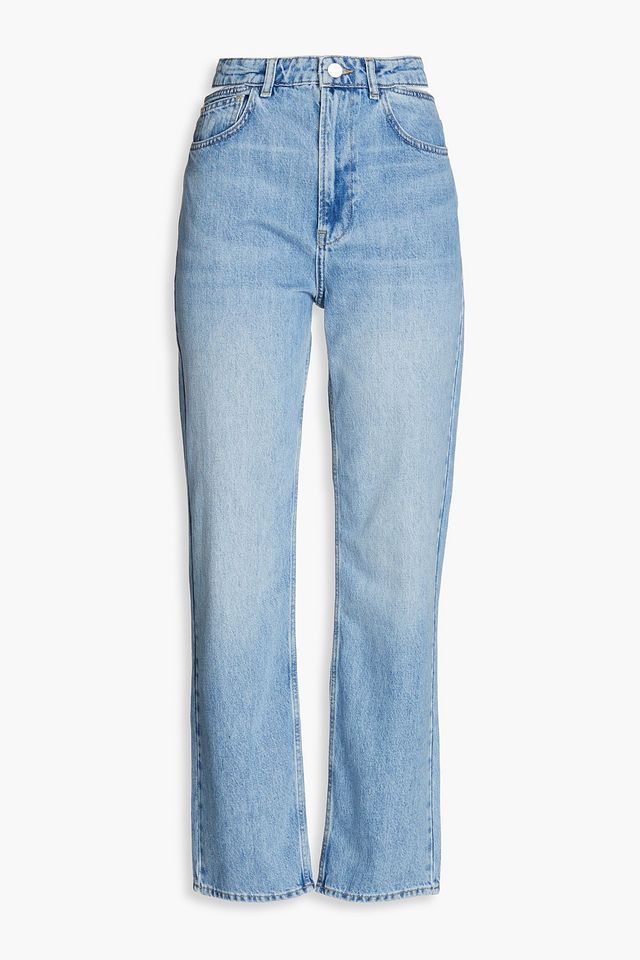 Le High cutout high-rise straight-leg jeans