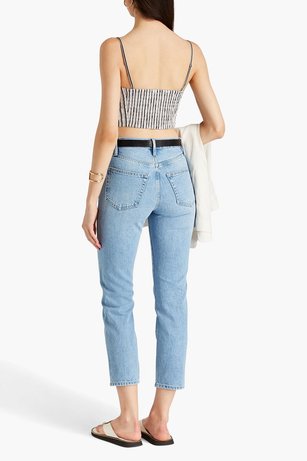 FRAME Le Original high-rise slim-leg jeans
