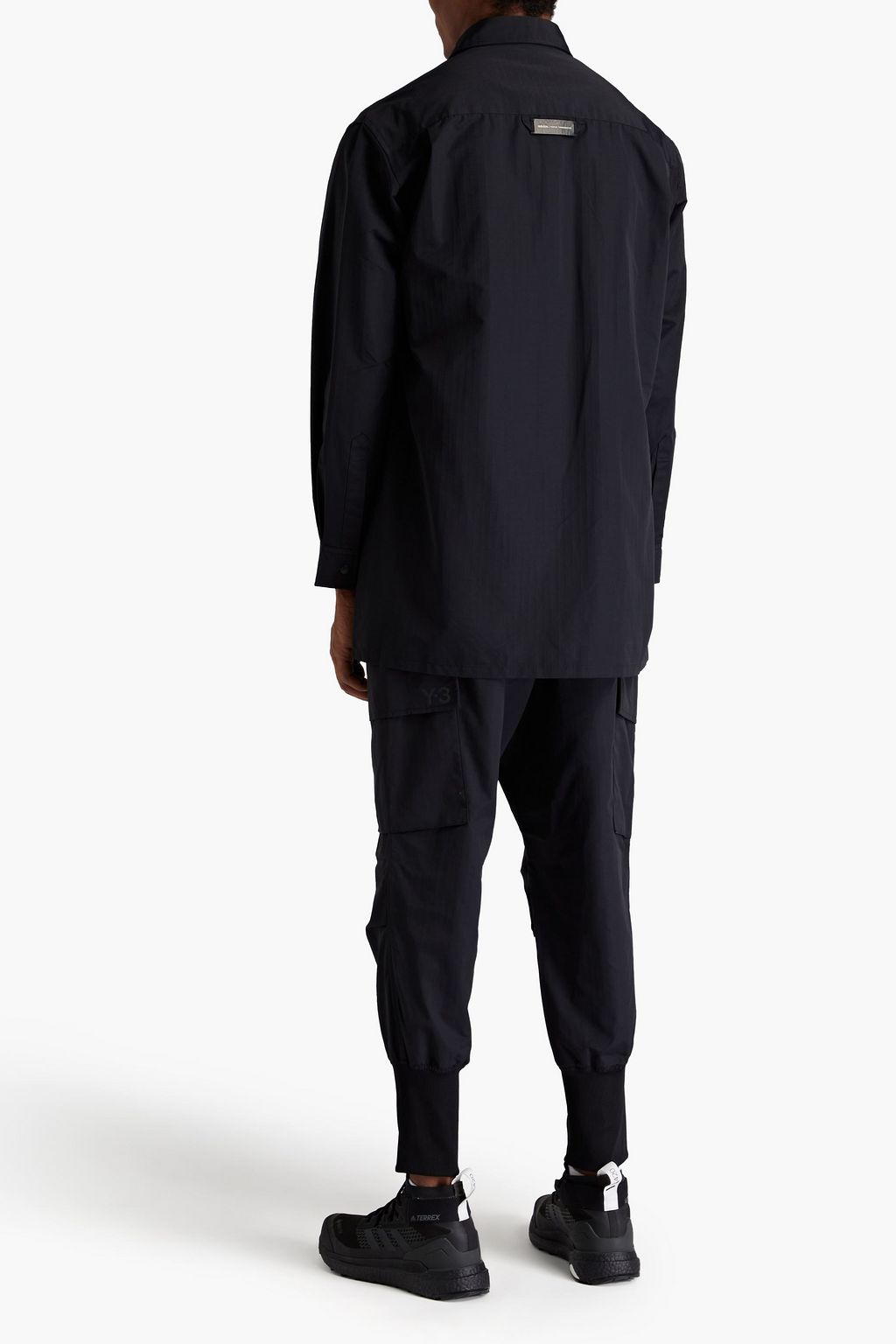 Y-3 Shell zipped overshirt