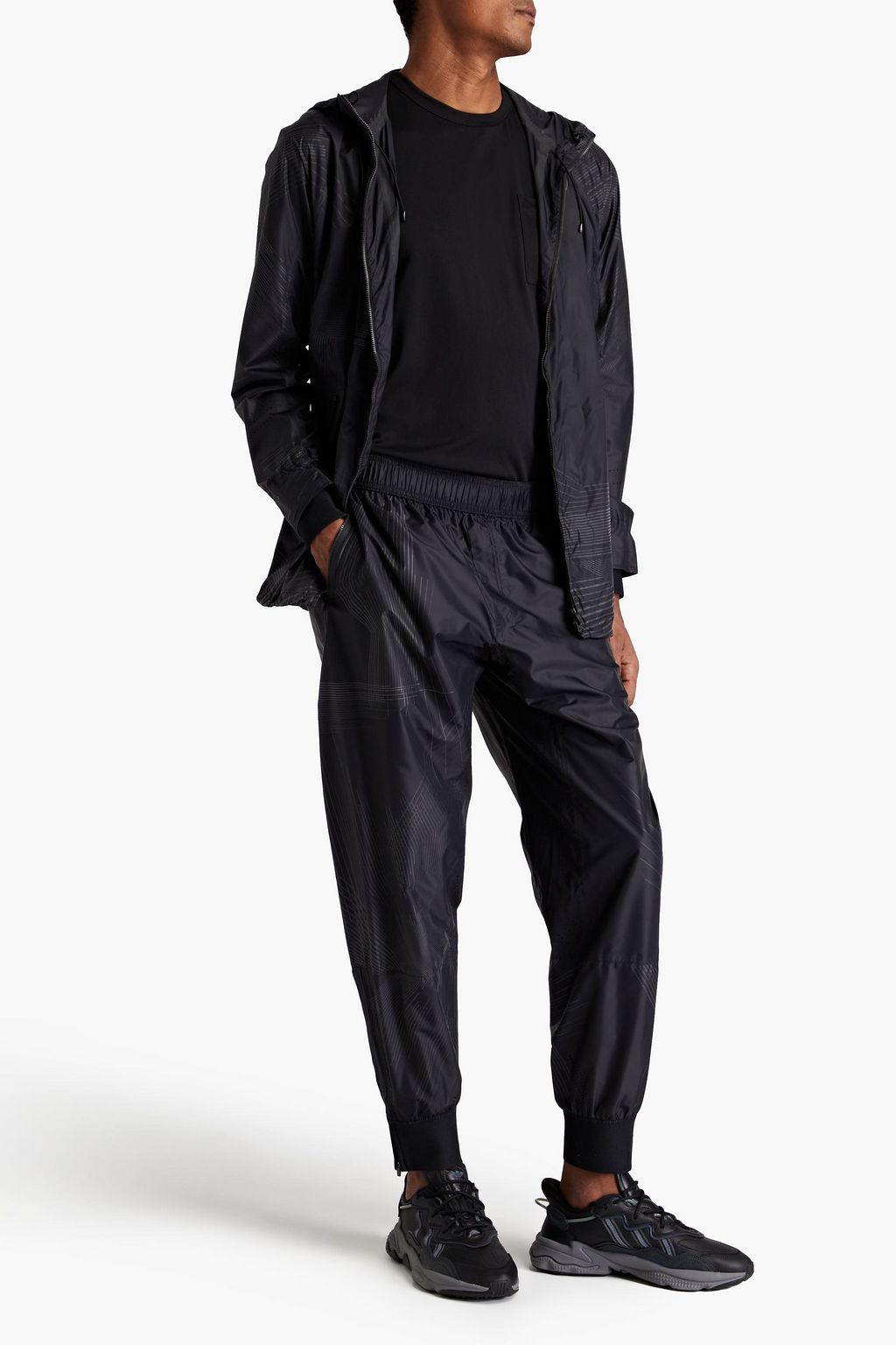 Y-3 Printed shell track pants
