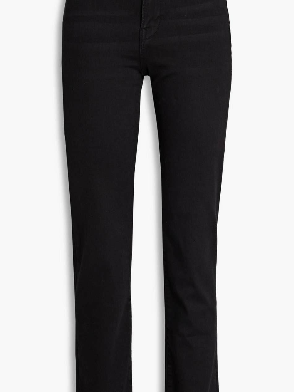 le super high high-rise straight-leg jeans