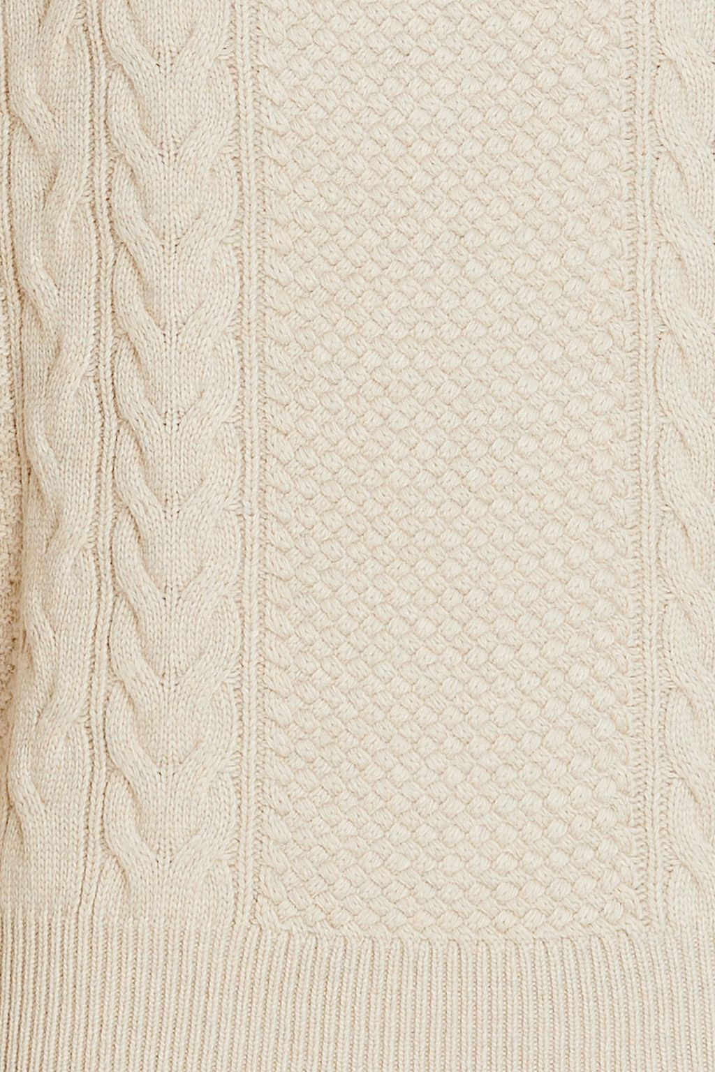 LE 17 SEPTEMBRE Cable-knit wool-blend sweater