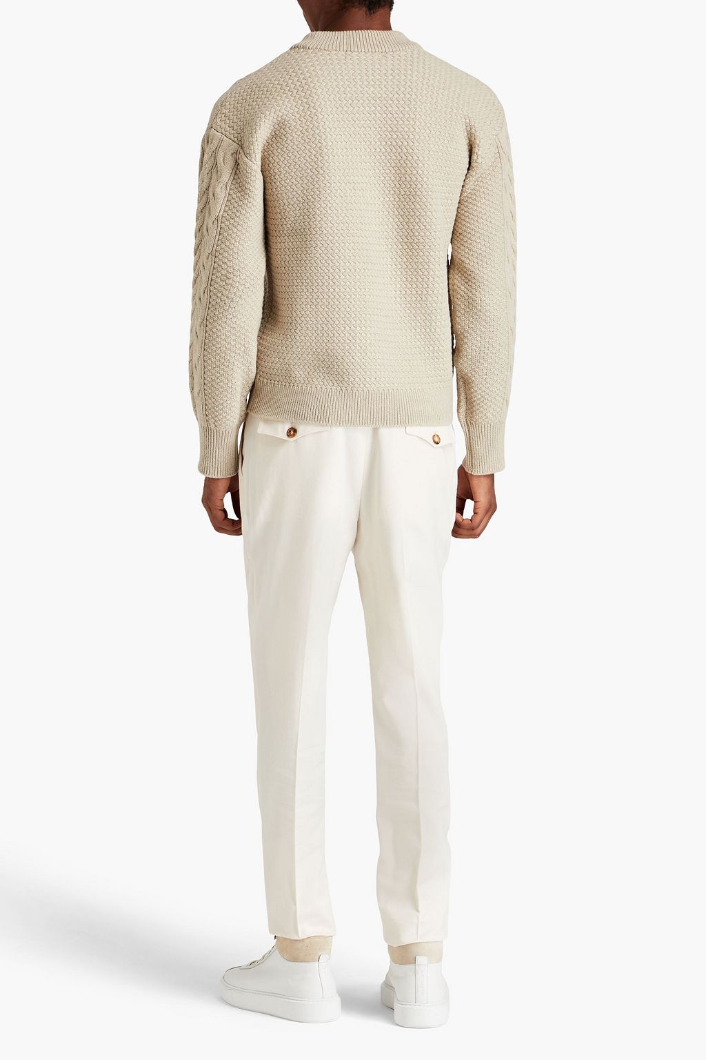 LE 17 SEPTEMBRE Cable-knit wool-blend sweater