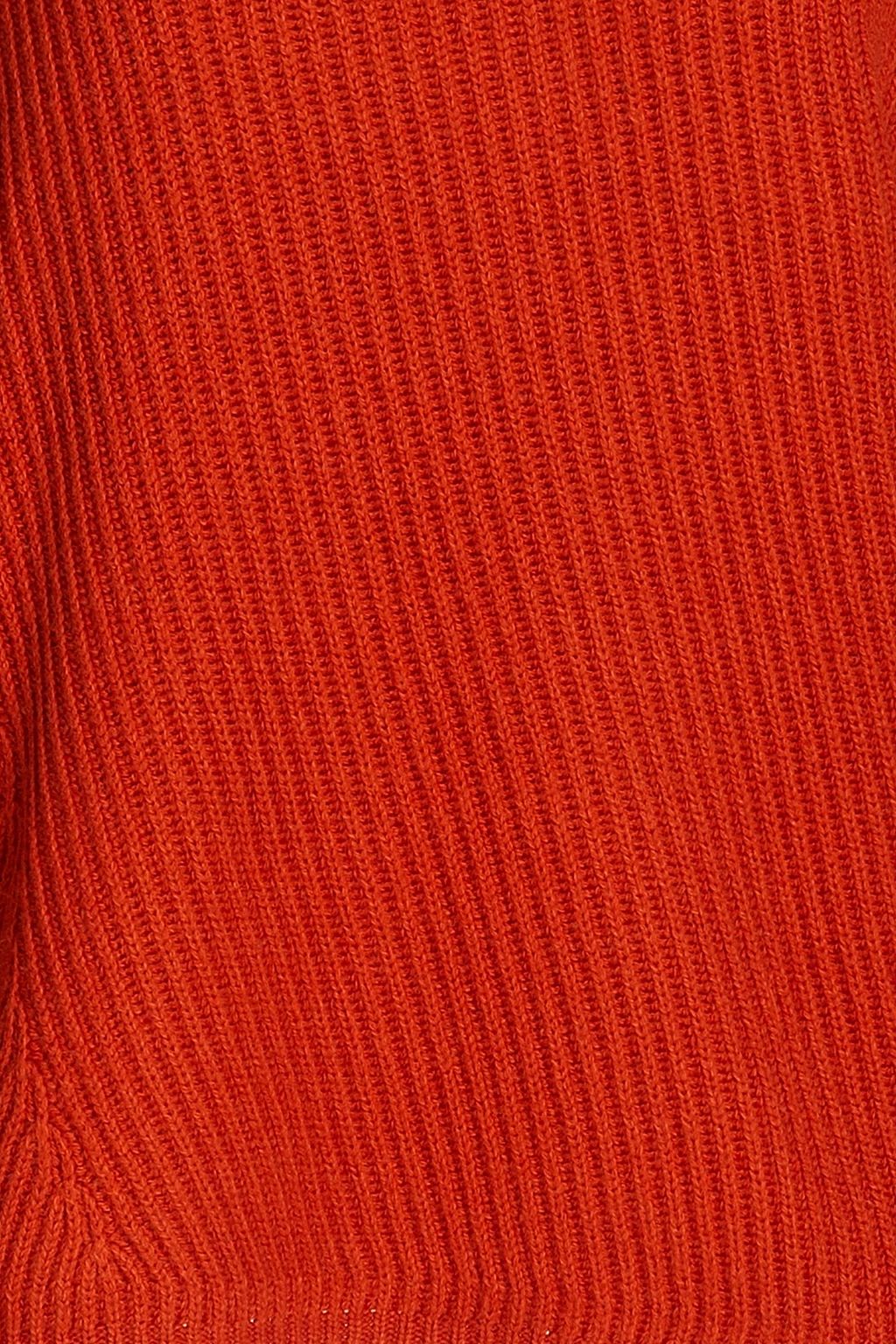 JOSEPH Ribbed cotton, wool and cashmere-blend turtleneck sweater