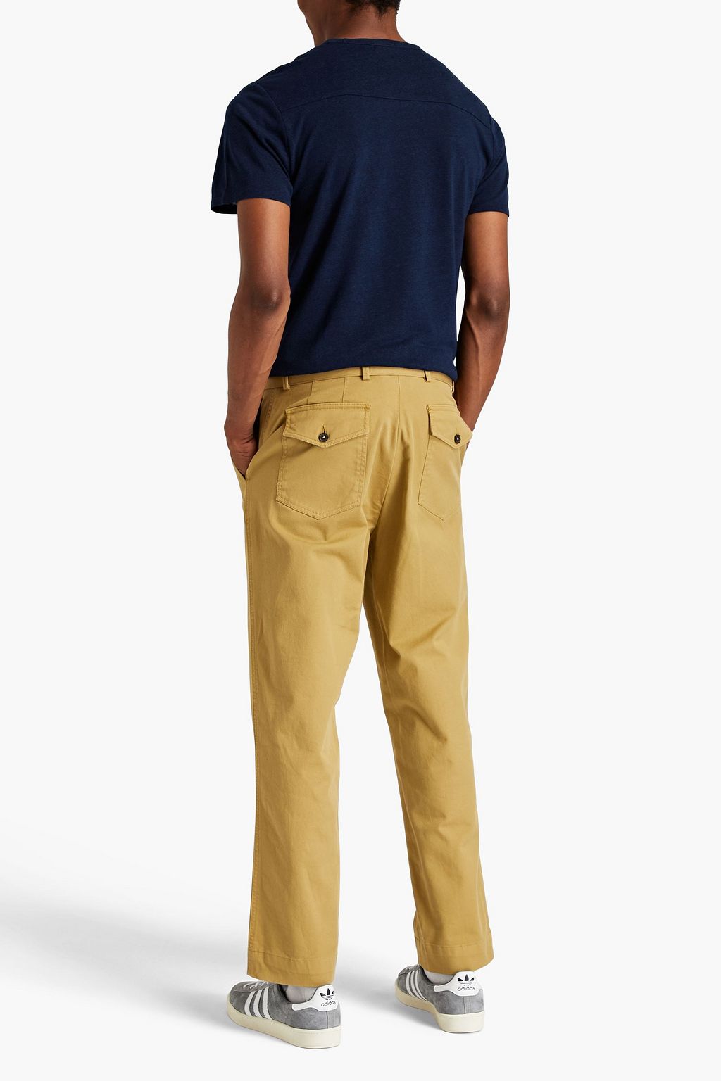 ONIA Linen-blend jersey T-shirt