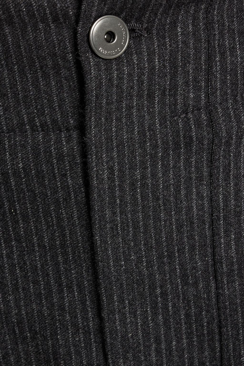BRUNELLO CUCINELLI Pinstriped wool-blend tapered pants