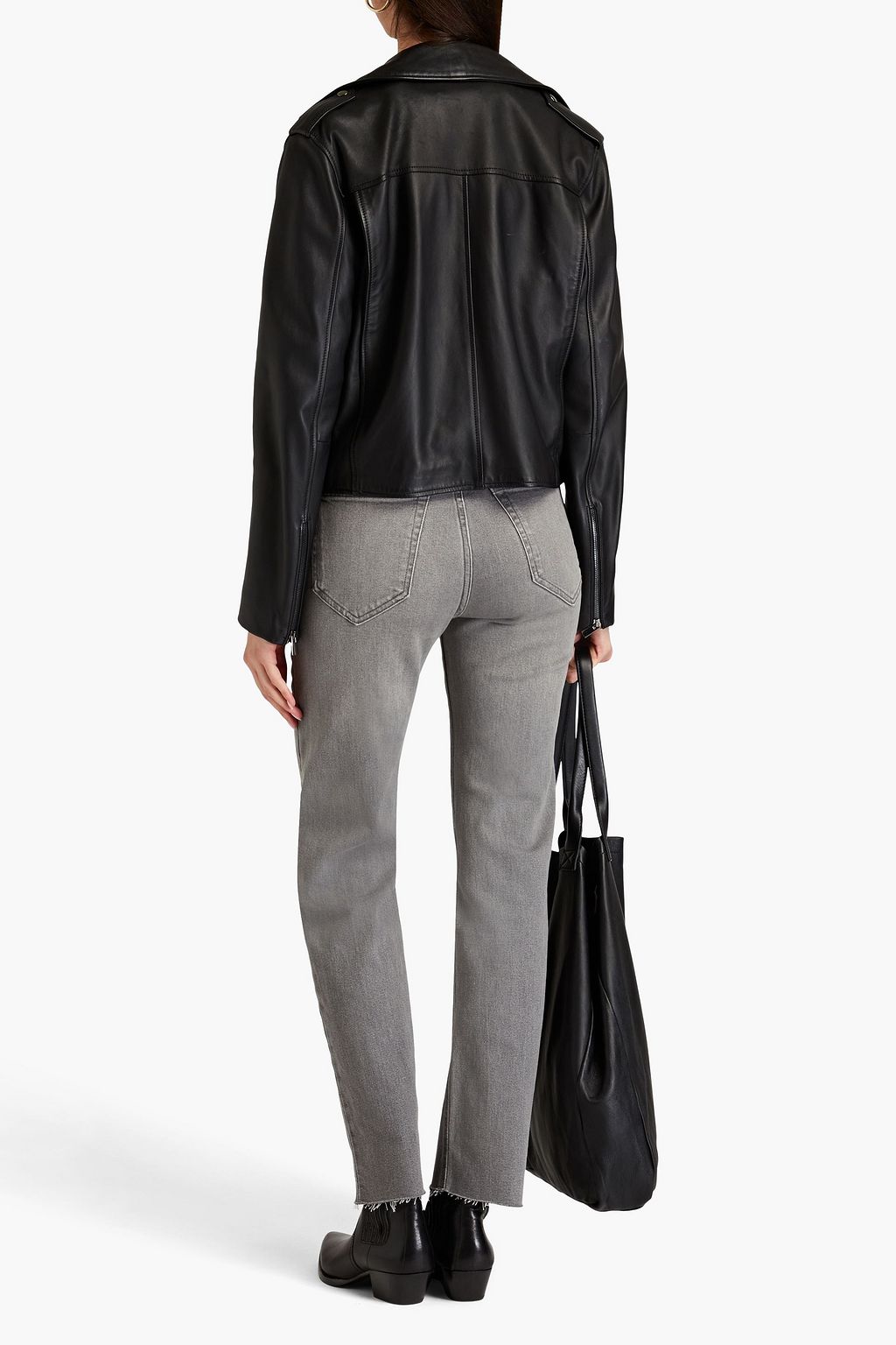 SANDRO Hoch sitzende Jeans mit weitem Bein