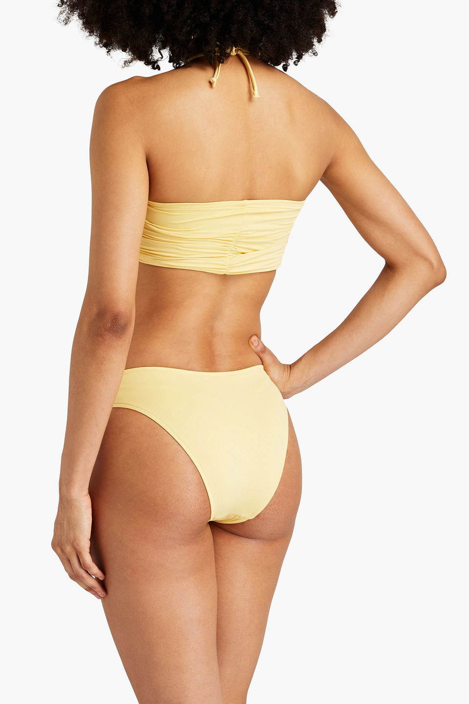  Bondi Born - Tiarne Halbhohes Bikini-höschen - Gelb - M 