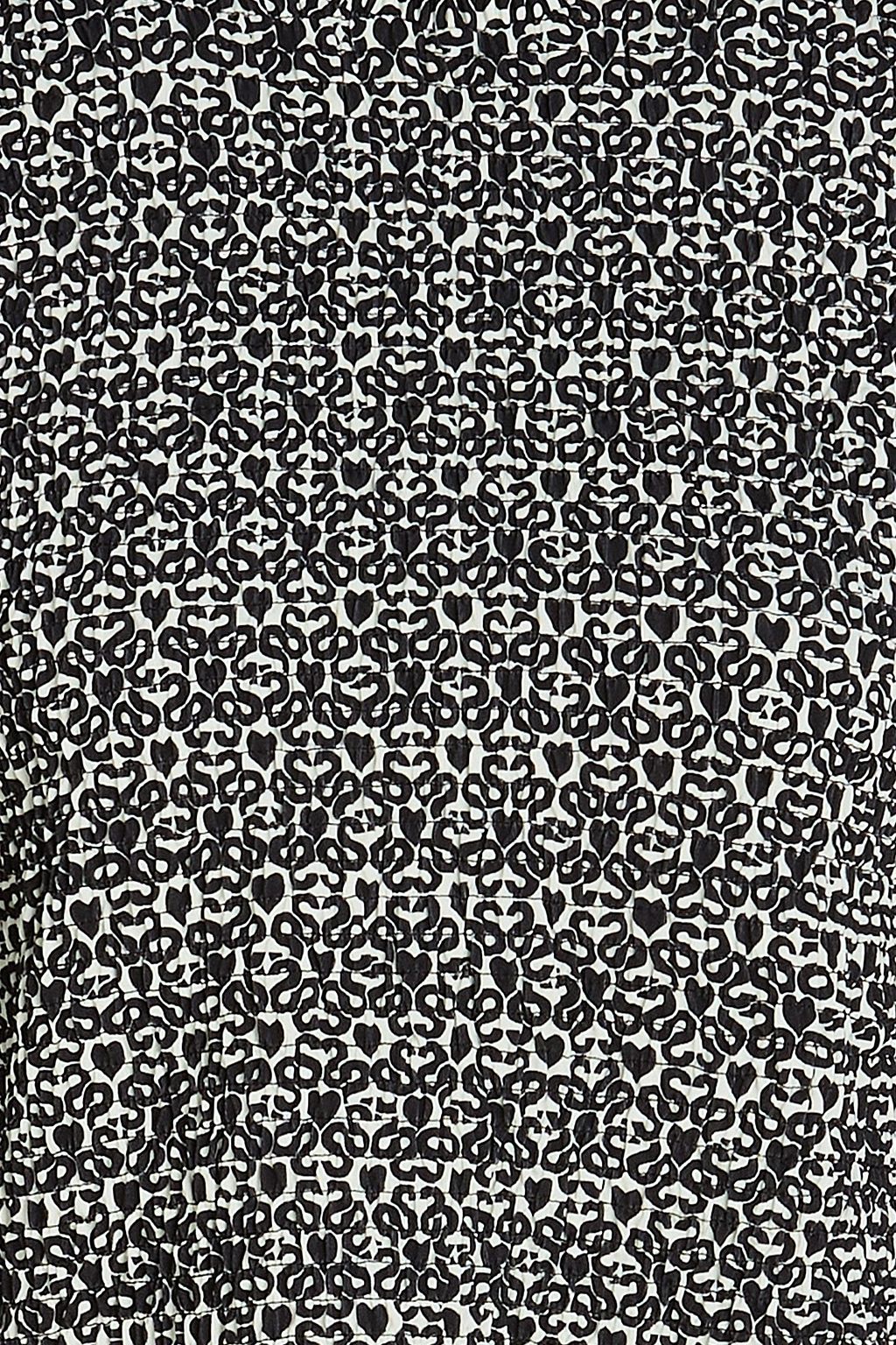 SANDRO Printed stretch-jersey turtleneck top