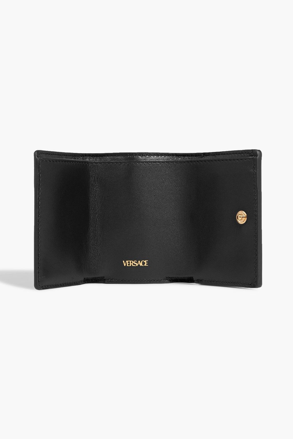 VERSACE La Medusa patent-leather wallet