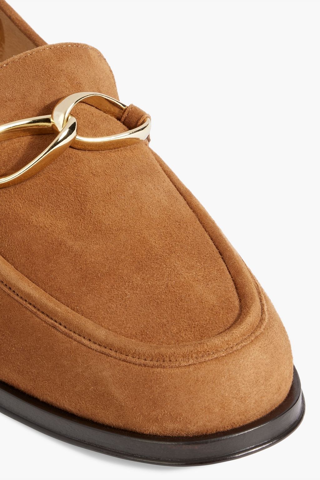 FRAME Le Ayanna embellished suede loafers