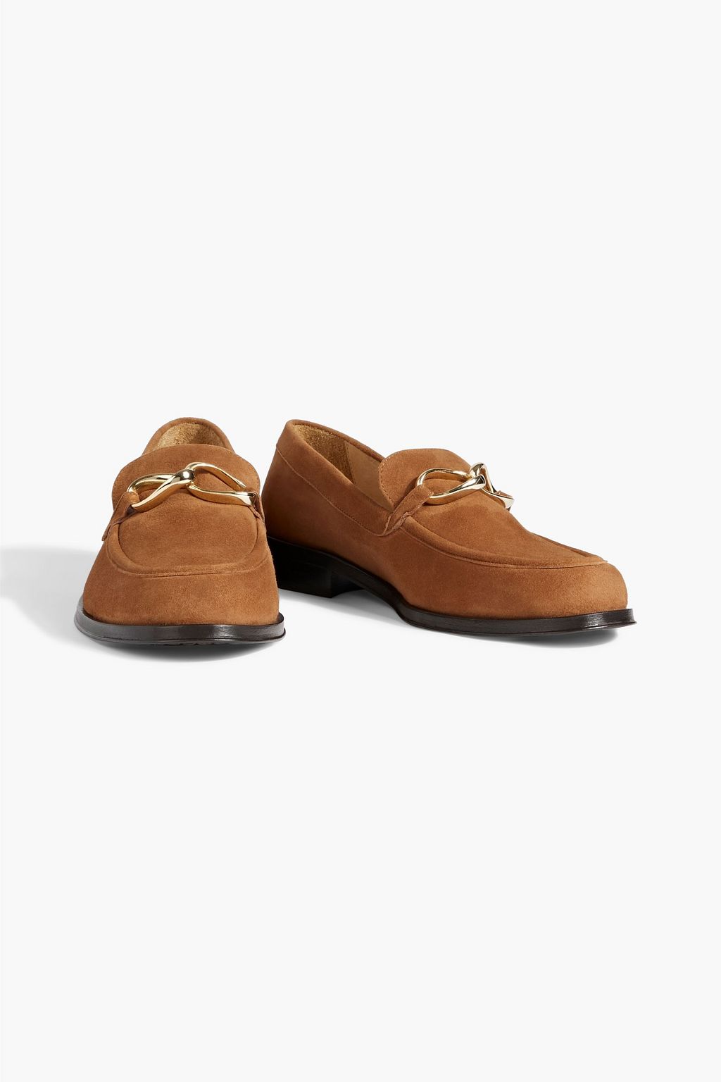 FRAME Le Ayanna embellished suede loafers