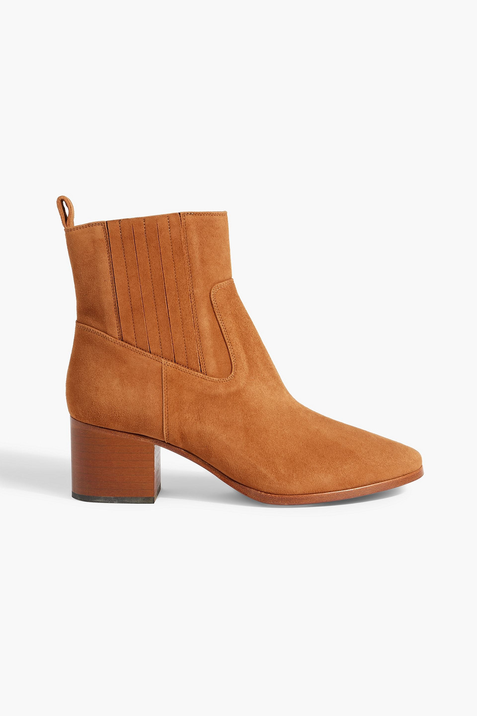 Shop Frame Le Rue Suede Ankle Boots In Camel