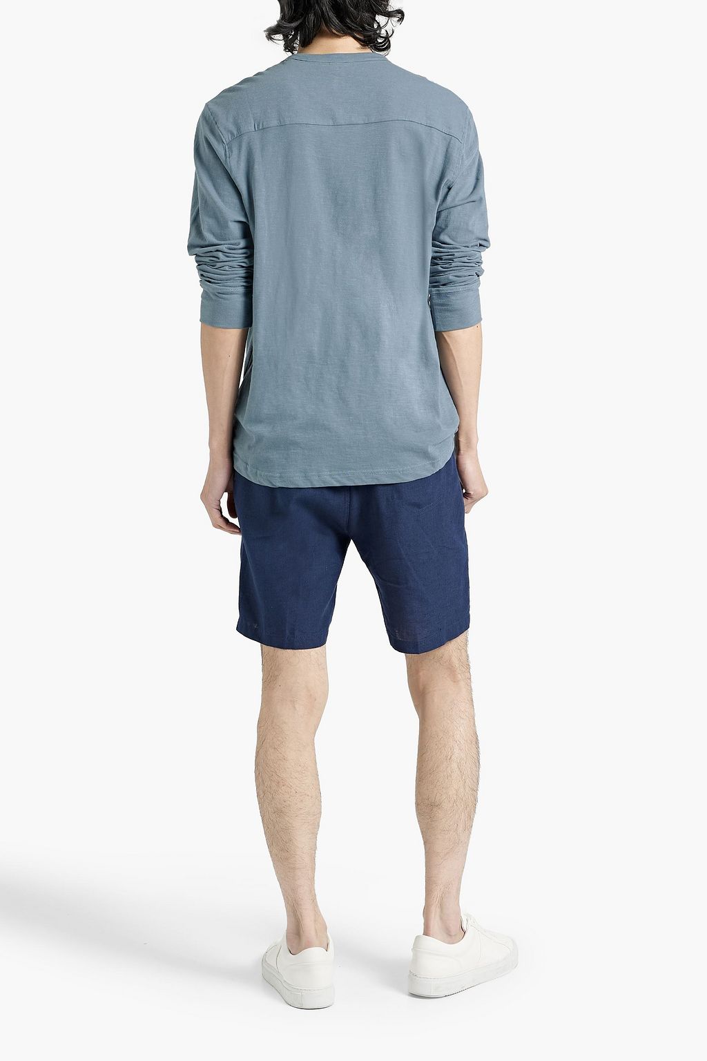 ONIA Slub cottonjersey Henley Tshirt THE