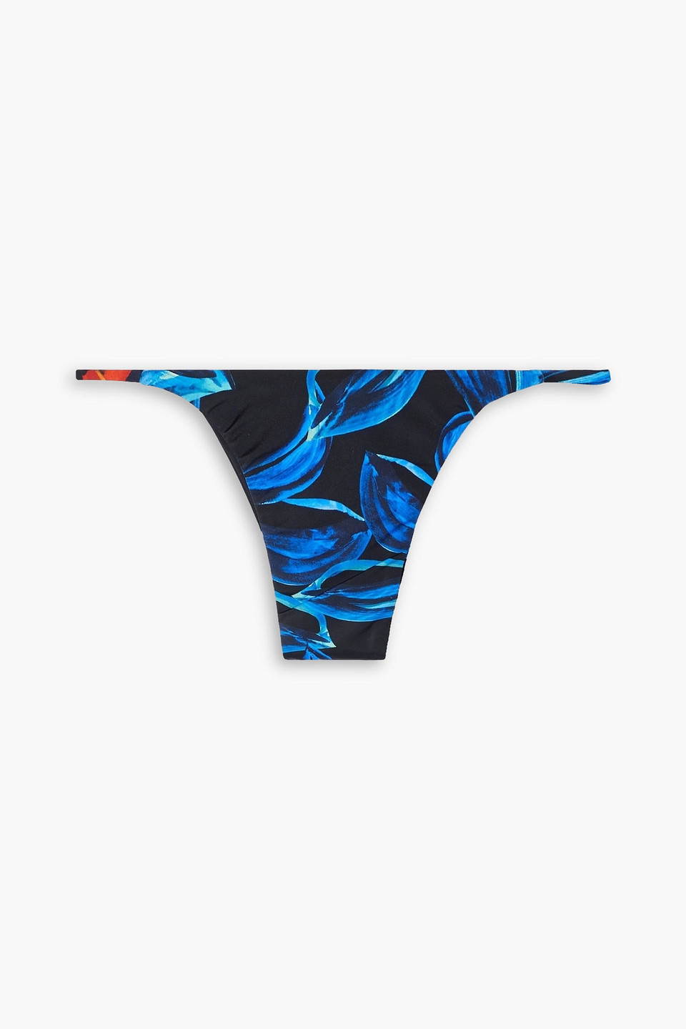 Louisa Ballou Printed Bikini Briefs In Blau