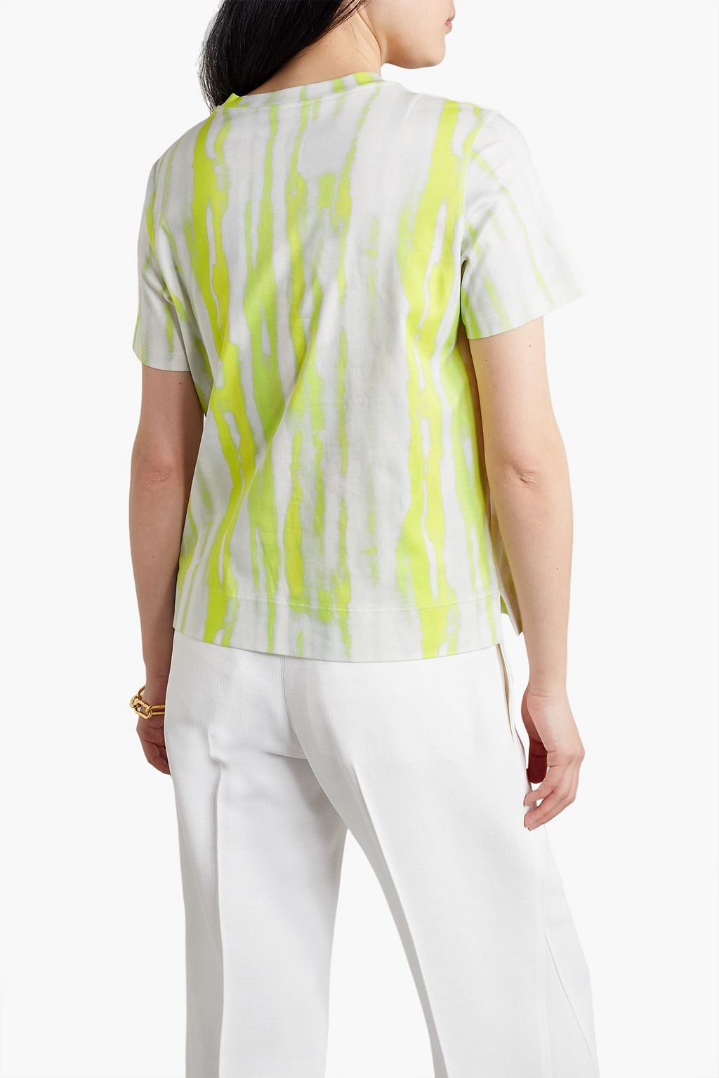 AKRIS Tie-dyed cotton-jersey T-shirt