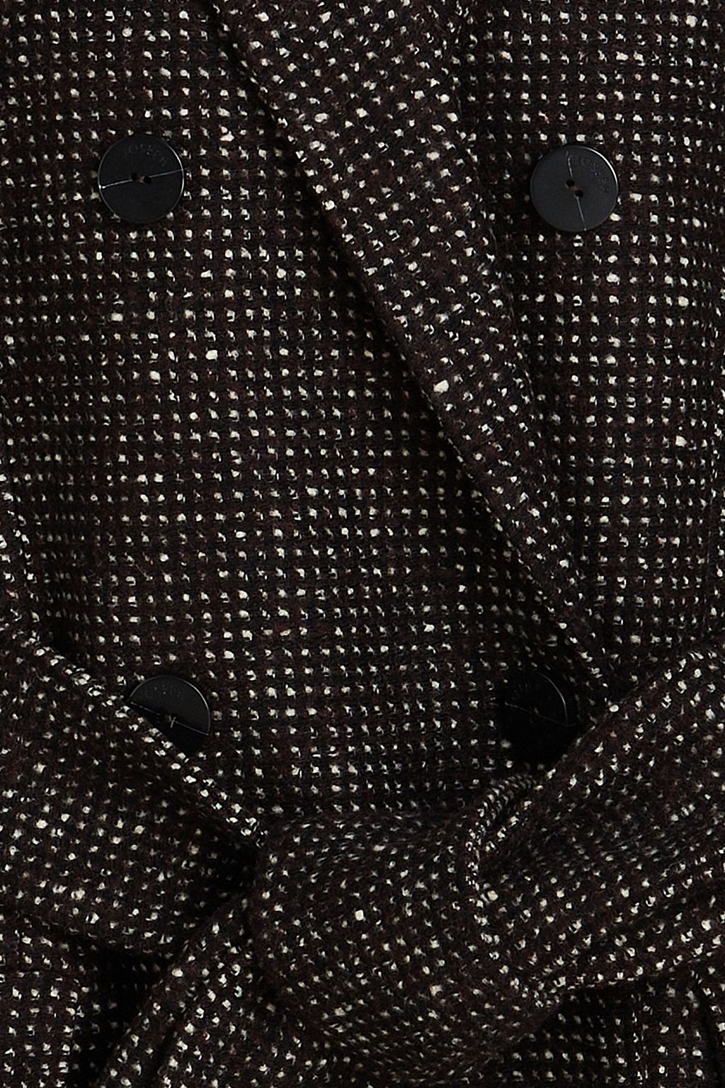 JOSEPH Colou Mantel aus Bouclé-Tweed aus einer Wollmischung
