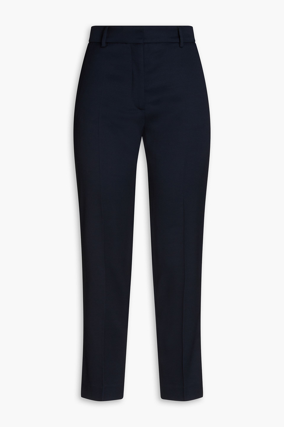 Joseph Coleman Gabardine Straight-leg Trousers In Navy
