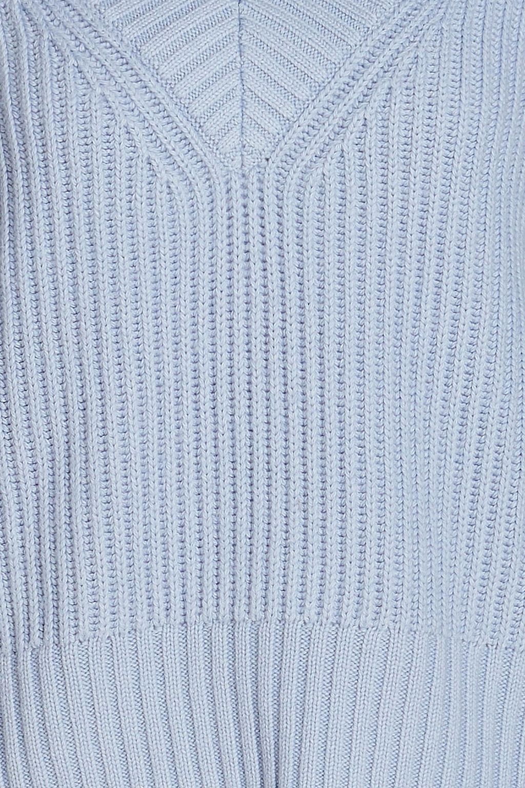 JOSEPH Pullover aus einer gerippten Baumwoll-, Woll-Kaschmirmischung