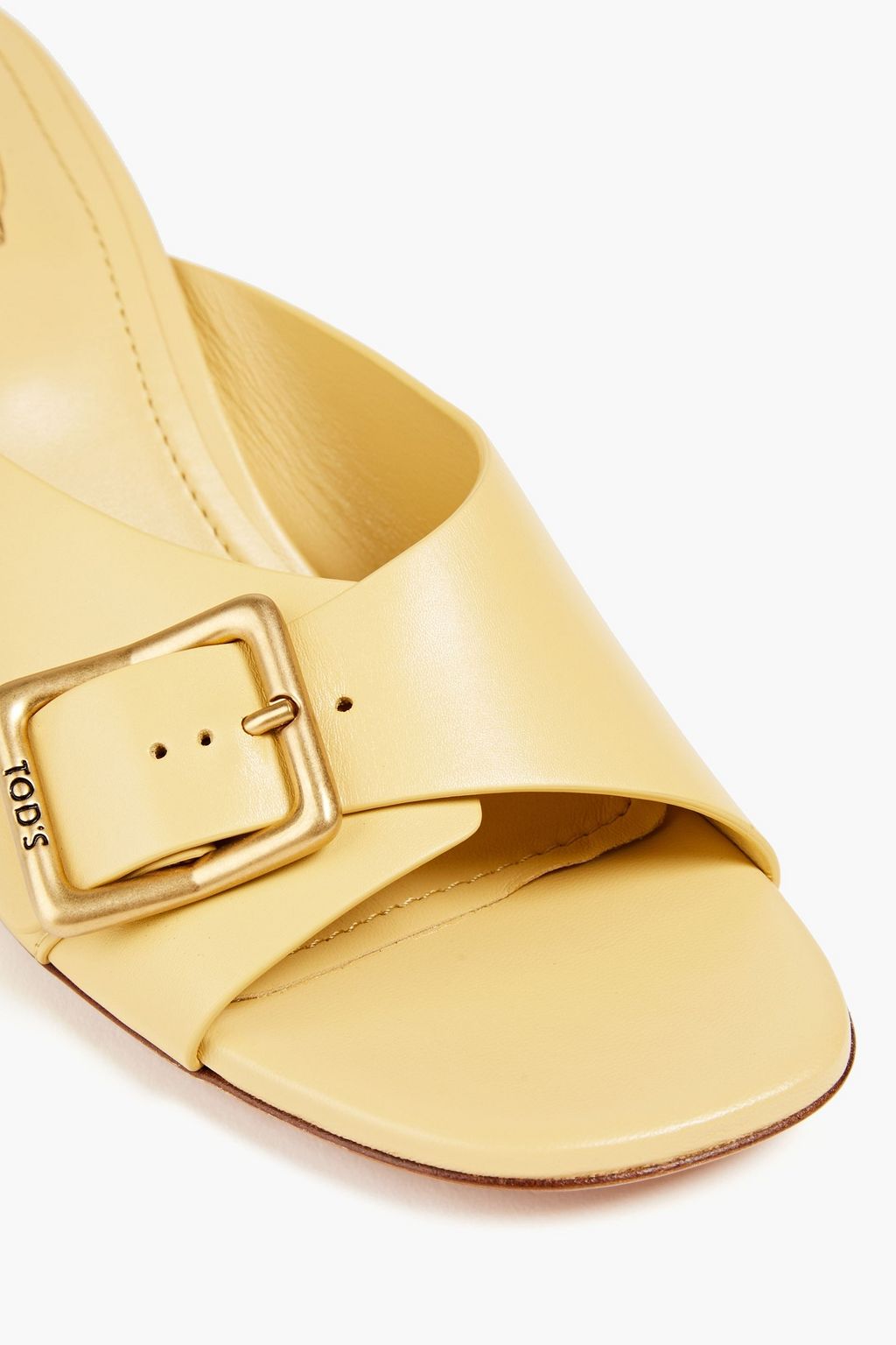 TOD'S Mules aus Leder mit Schnalle