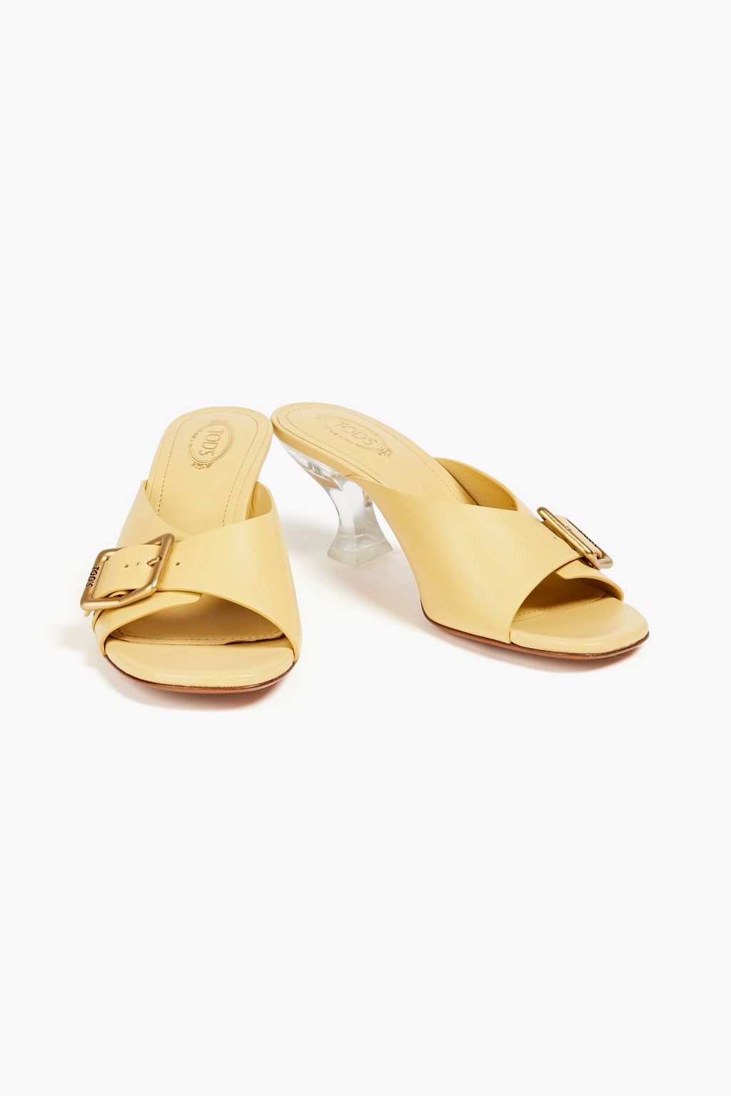 TOD'S Mules aus Leder mit Schnalle