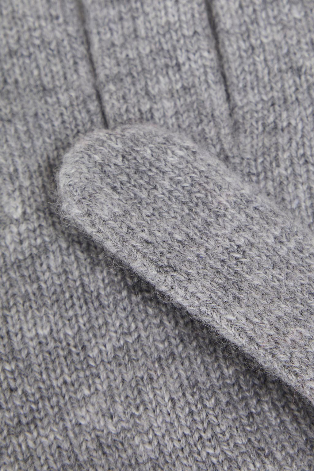 N.PEAL Mélange cashmere gloves