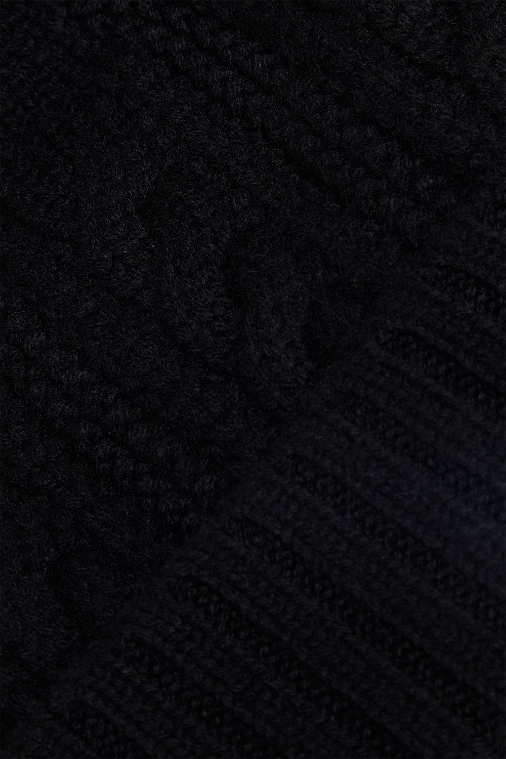 N.PEAL Ribbed cashmere beanie