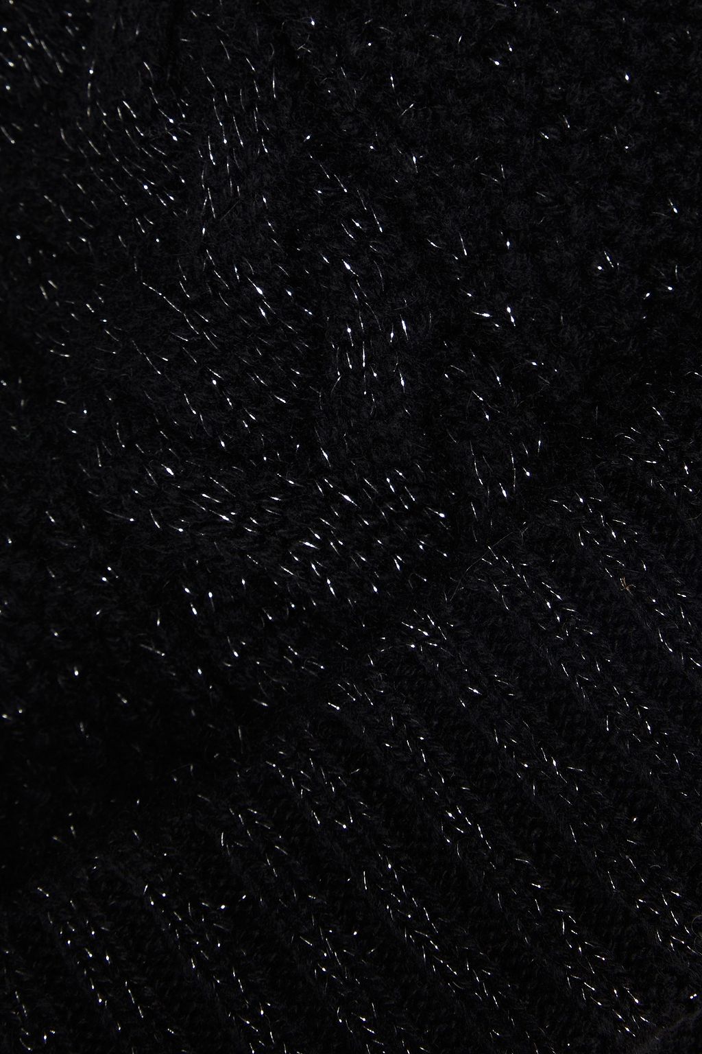 N.PEAL Metallic cashmere-blend beanie