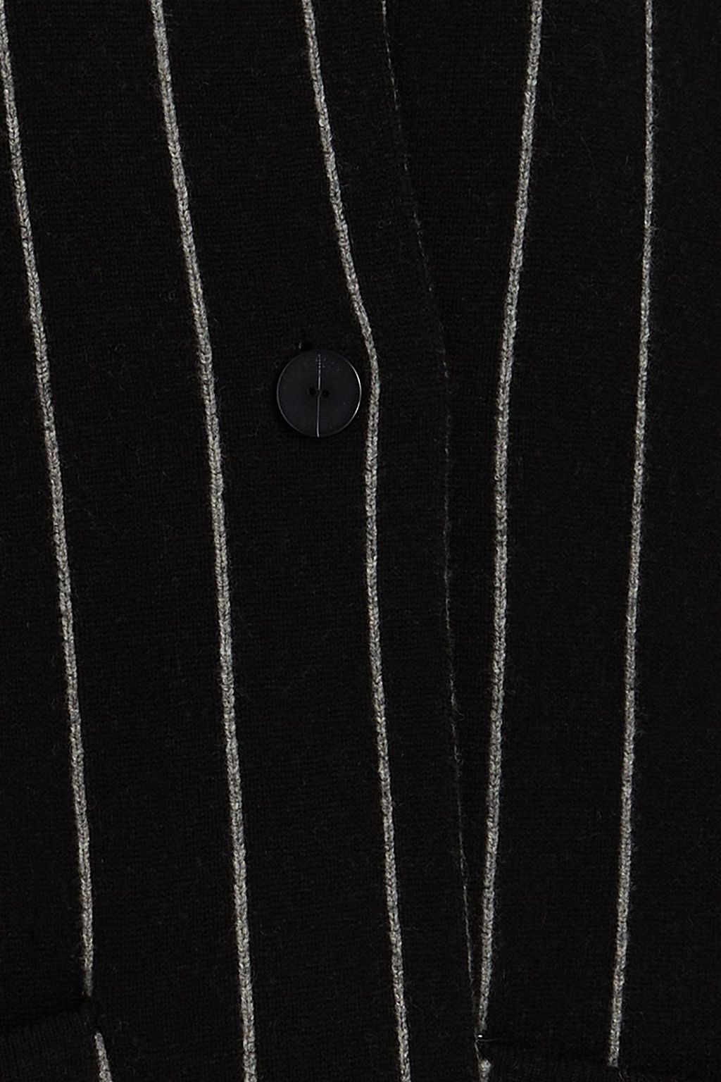 JOSEPH Pinstriped jacquard-knit wool coat