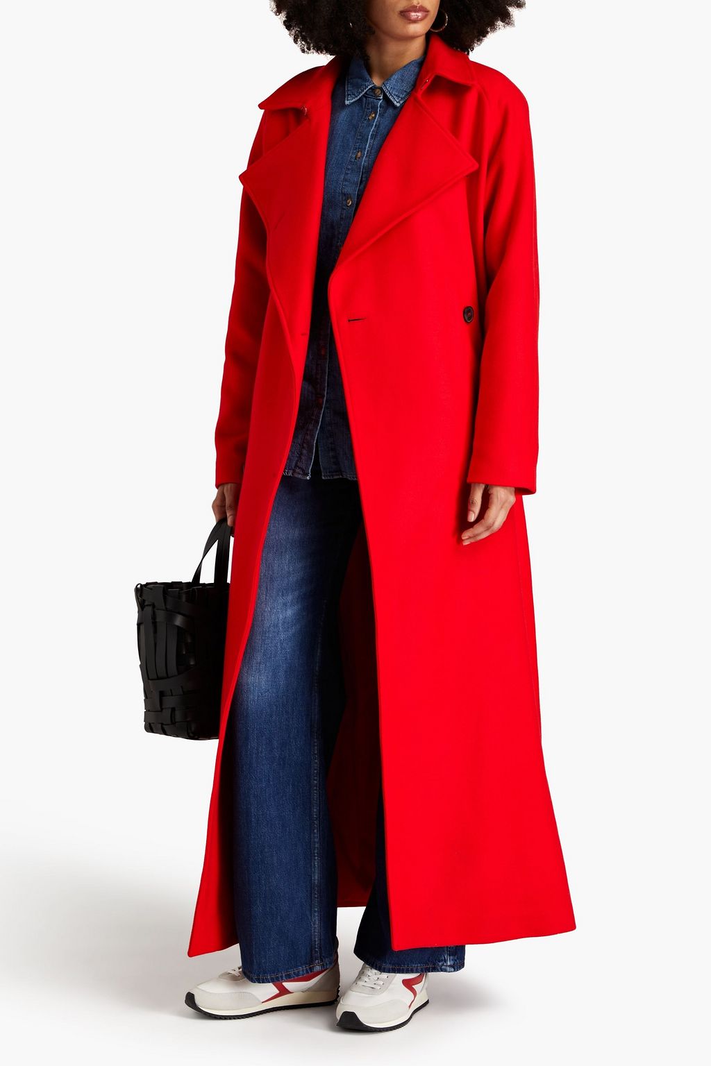 FRAME Doublebreasted woolblend coat THE