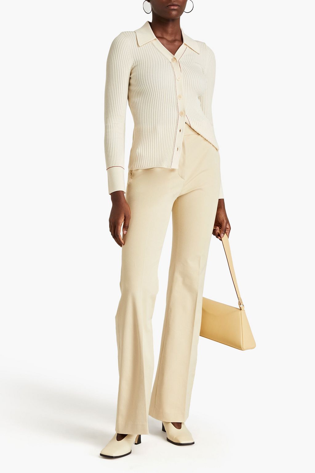 JOSEPH Tafira stretch-gabardine flared pants