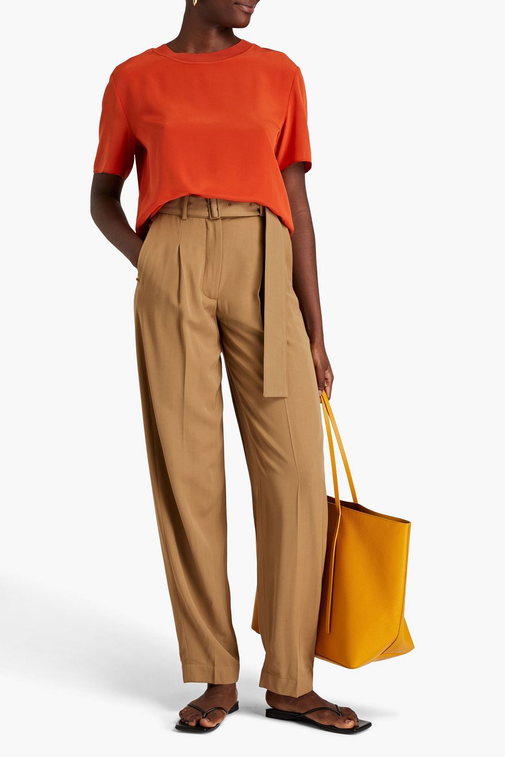 JOSEPH Rubin silk crepe de chine top