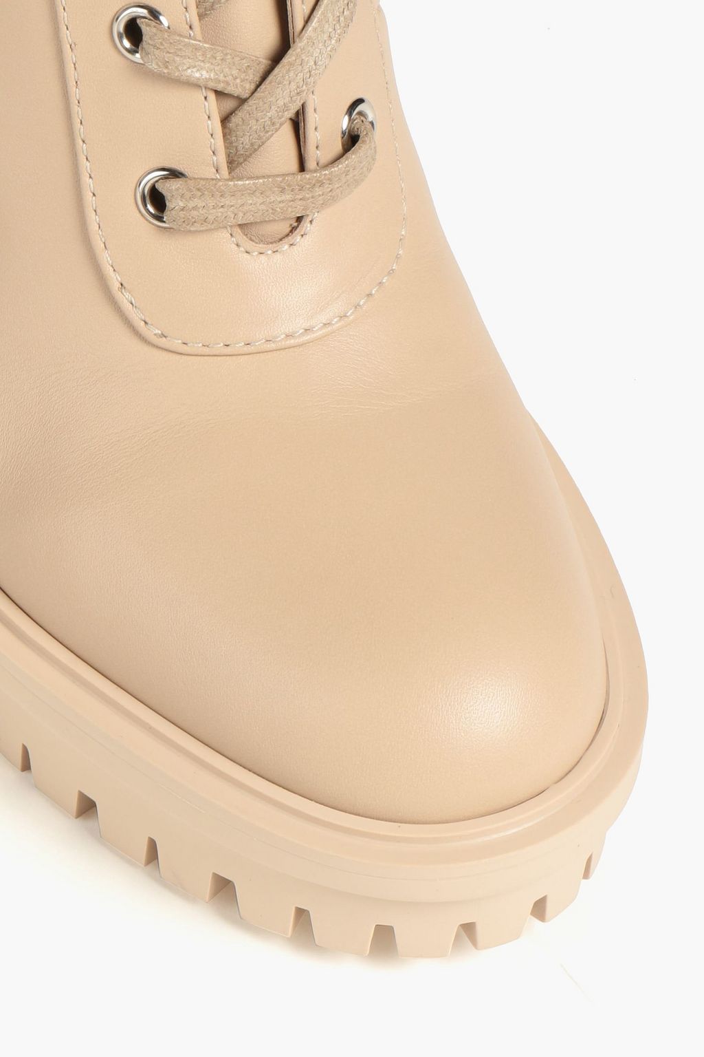 GIANVITO ROSSI Halsey cutout leather combat boots