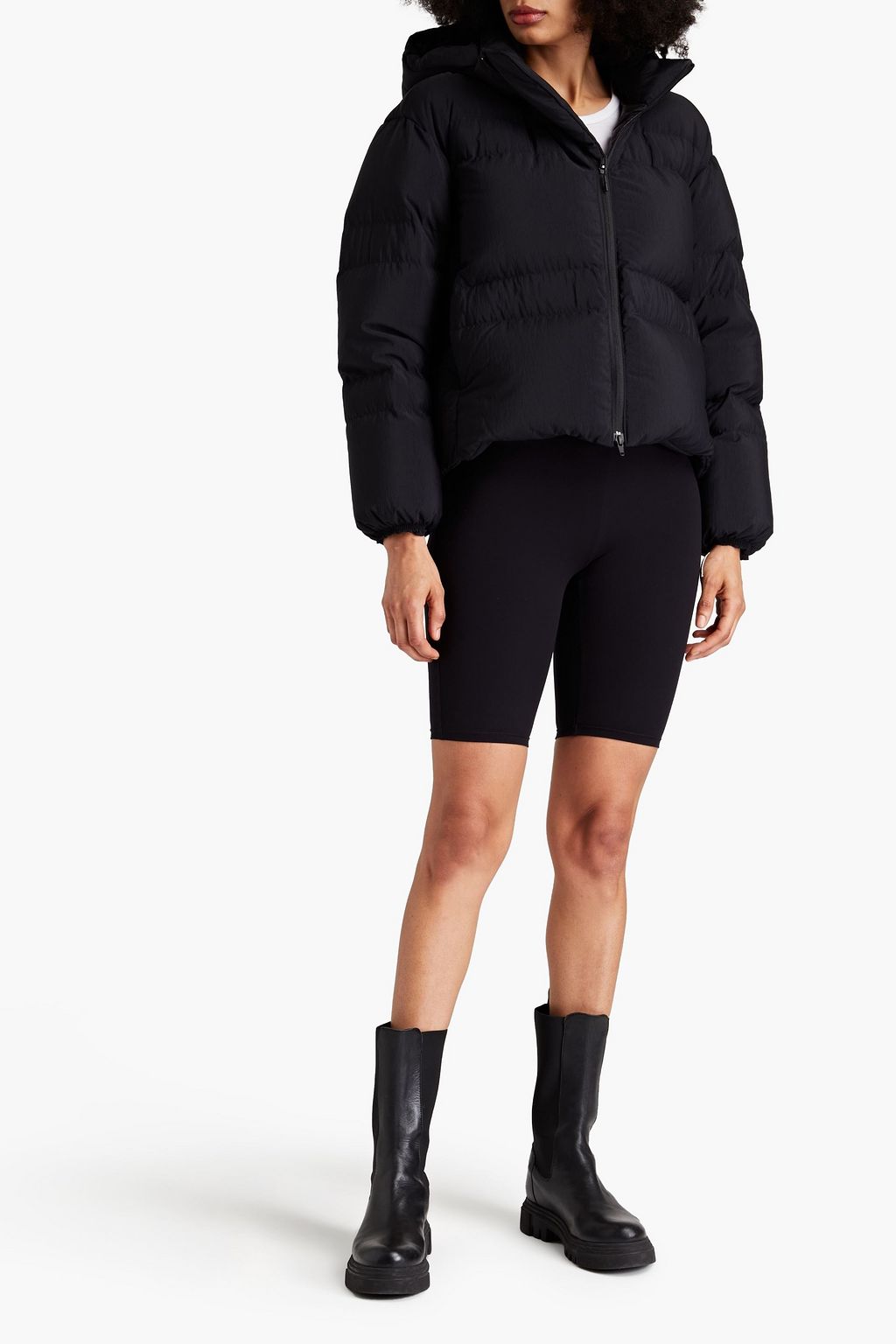 Y-3 Gesteppte Shelljacke