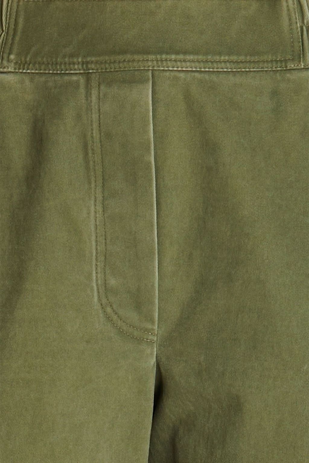 GENTRYPORTOFINO Salvia cottonblend moleskin tapered pants THE