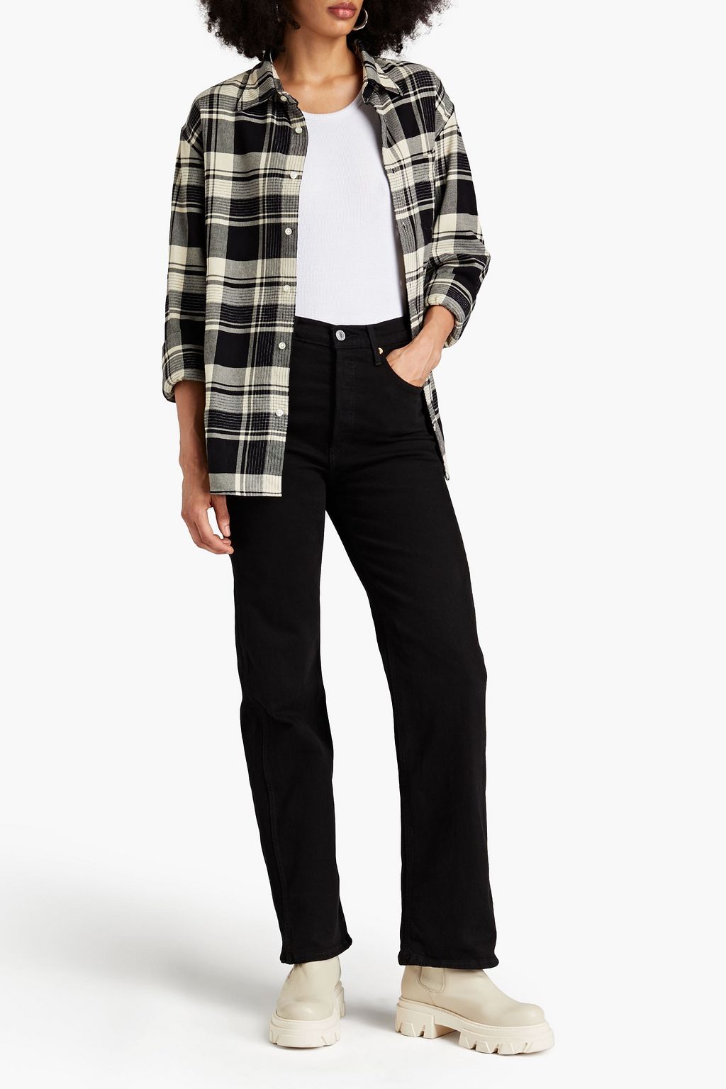 RE/DONE 90s high-rise straight-leg jeans