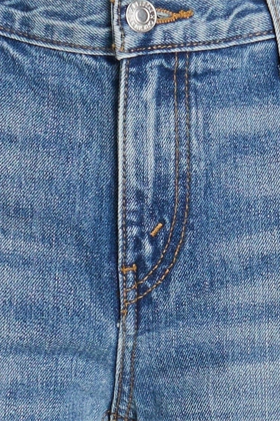 Re/done 70s Low-rise Bell Bottom Jeans In Light Denim