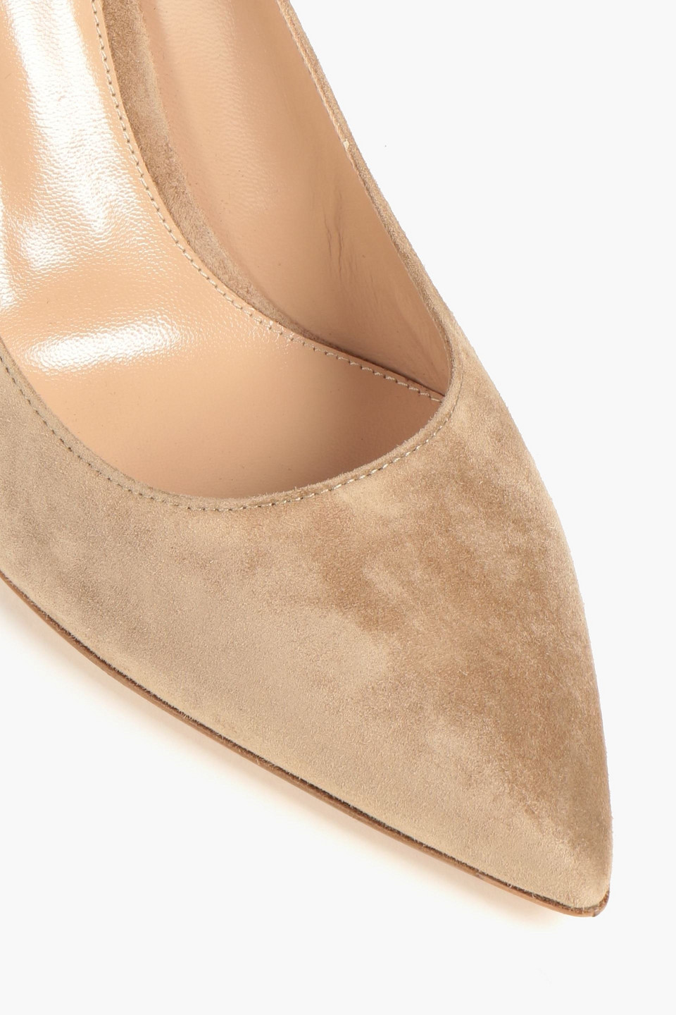 Gianvito Rossi Pumps Aus Veloursleder In Mushroom