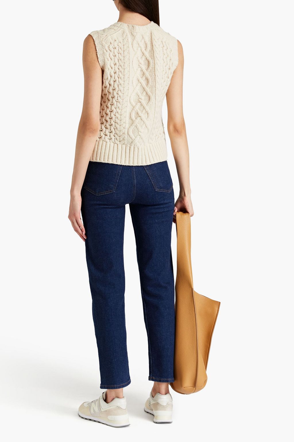 RE/DONE Cropped high-rise straight-leg jeans