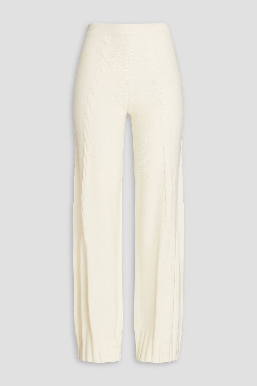 GENTRYPORTOFINO ケーブルニット ウール ストレートレッグパンツ THE OUTNET (アウトネット)