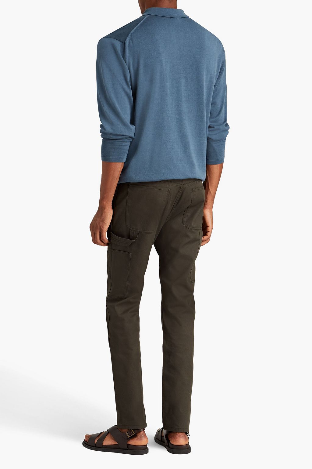 SUNSPEL Pullover aus Baumwolle mit Polokragen