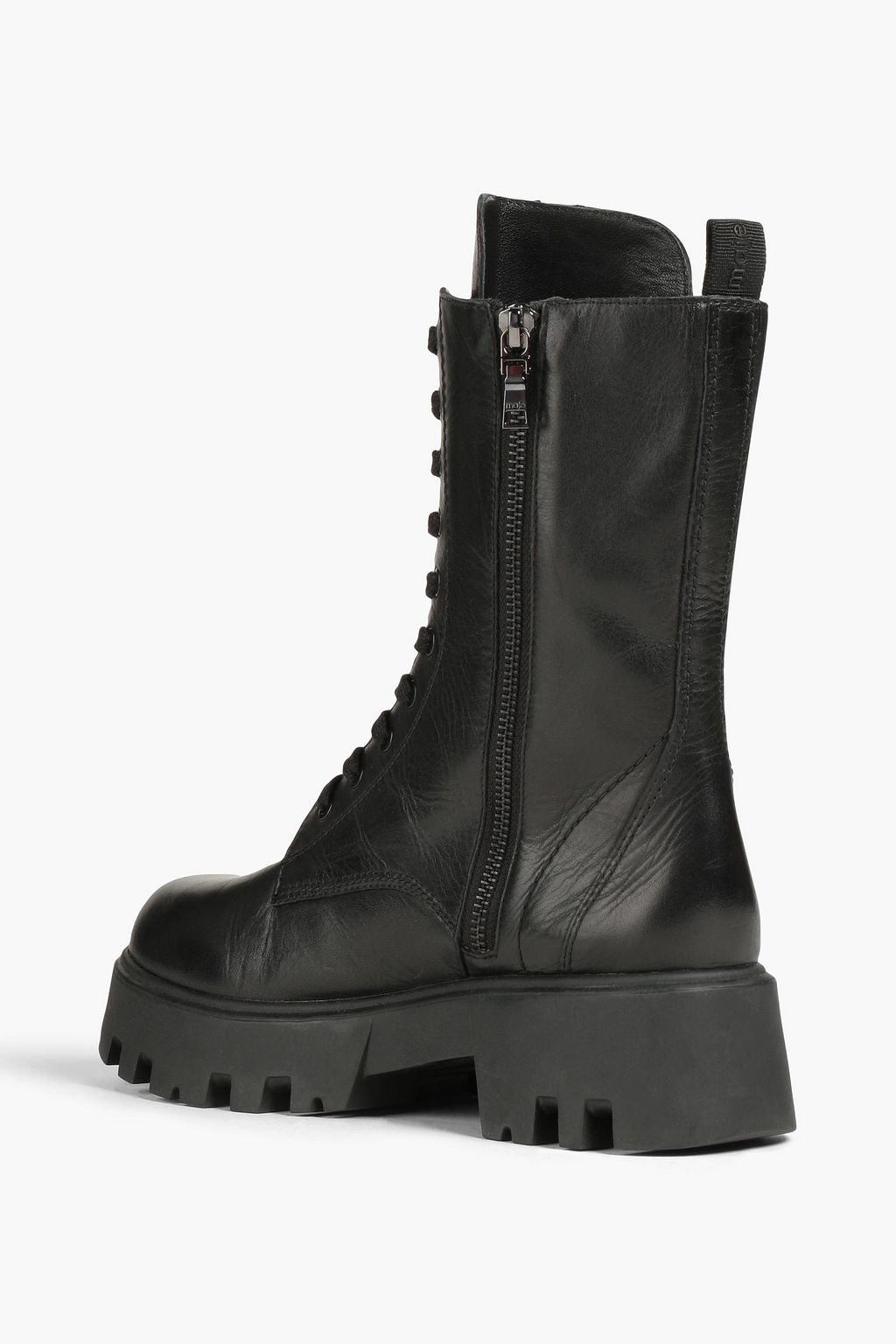 MAJE Leather combat boots