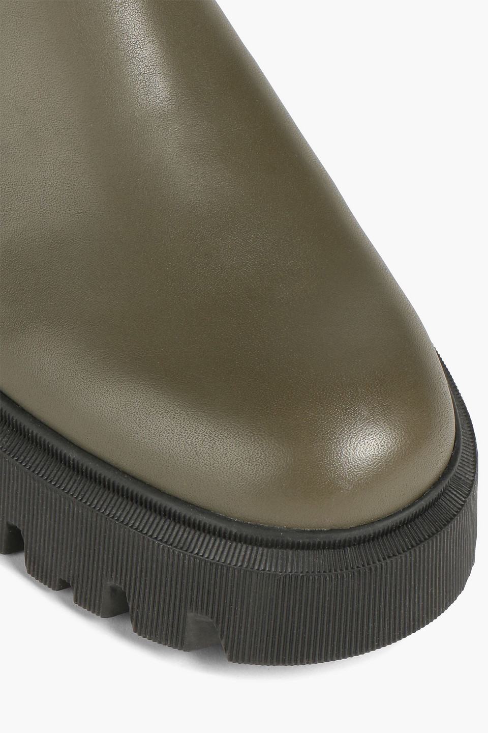 MAJE LEATHER CHELSEA BOOTS 