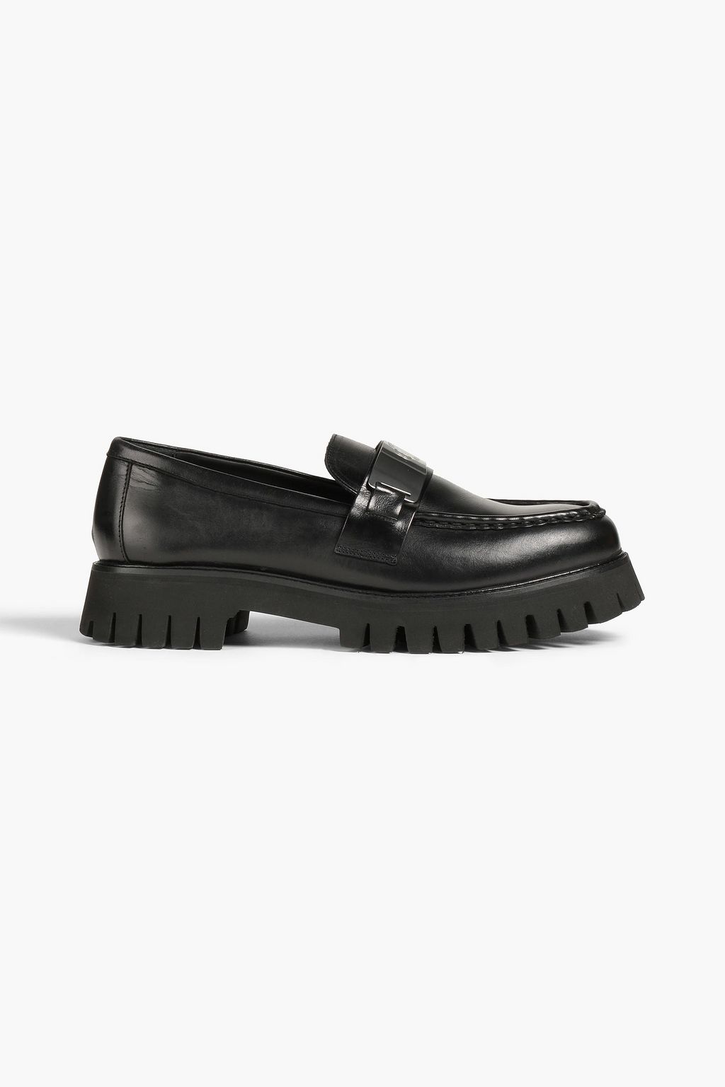 Converge håndvask Afskrække MAJE Embellished leather platform loafers | THE OUTNET