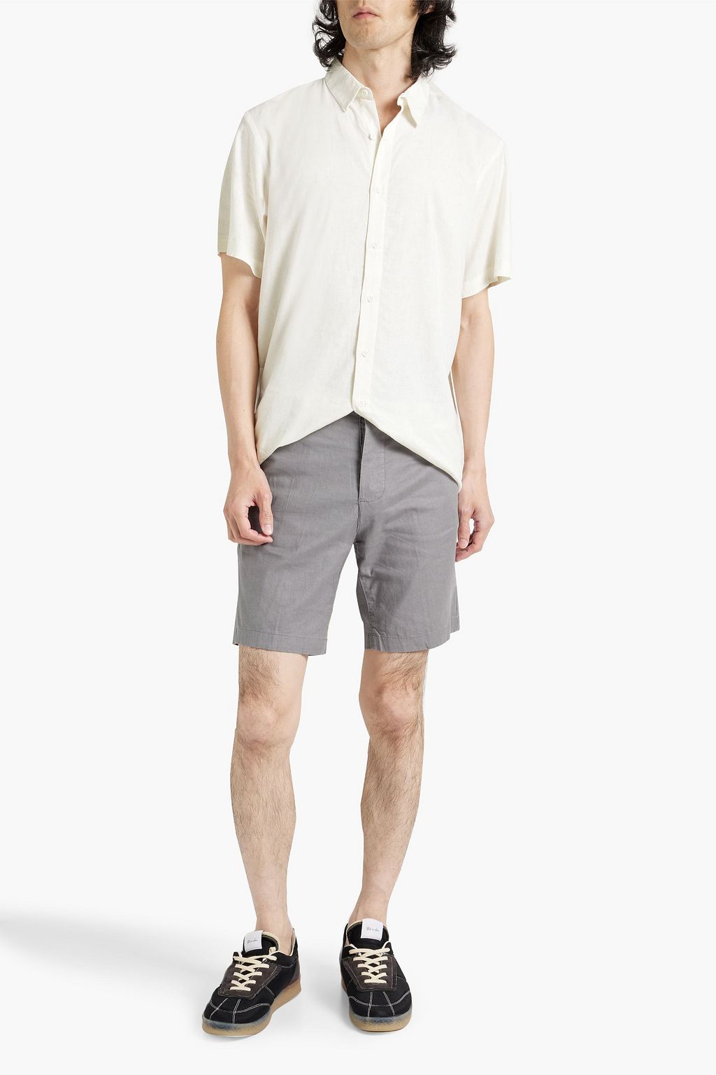 ONIA Linen-blend shirt